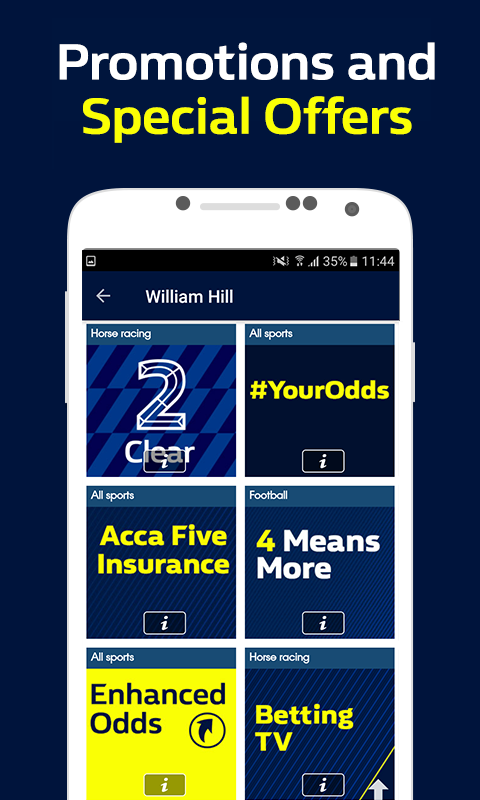 William hill mobile móvil