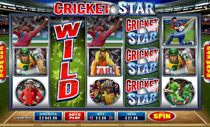 Cricket star slots