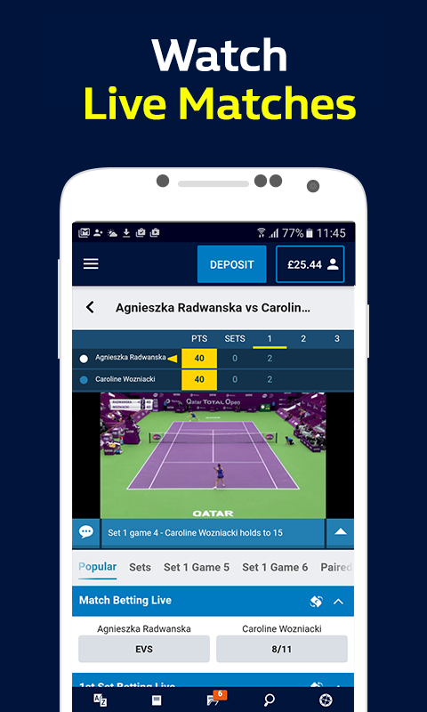 william hill tennis